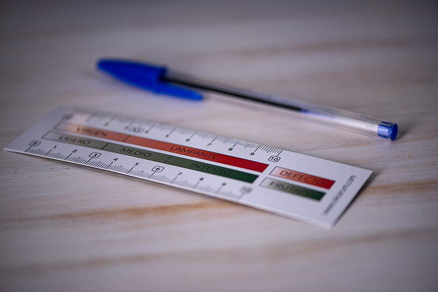 Regla para la cata de aceite online