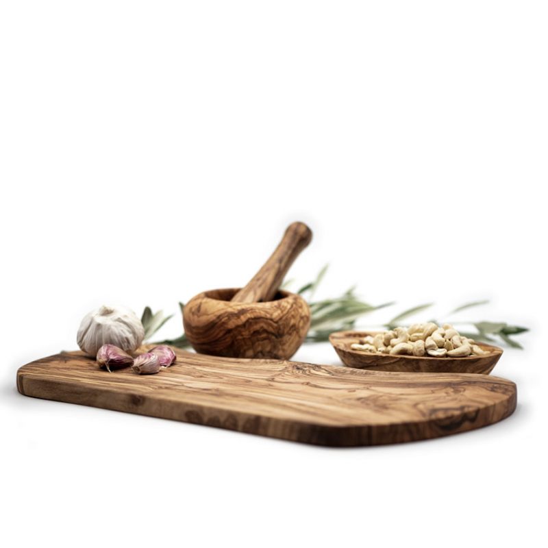 Artesanía de madera de olivo