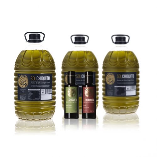 Oferta de garrafa de aceite de oliva virgen extra