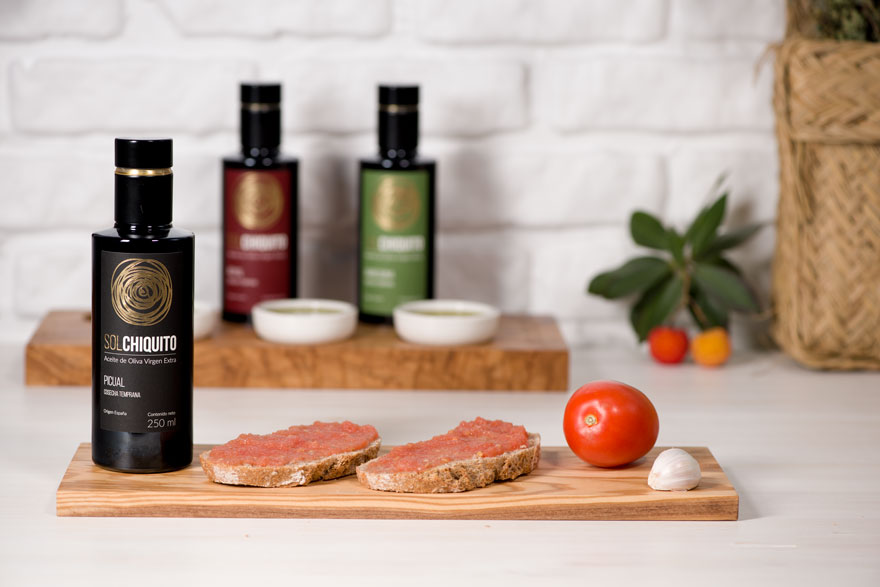 A healthy toast with EVOO Sol Chiquito