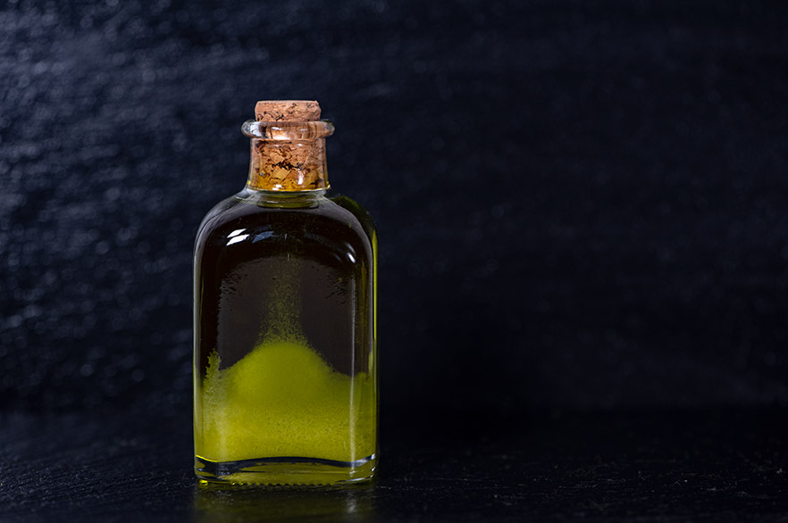 Grumos en el aceite de oliva