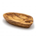 Plato de aperitivo de madera de olivo