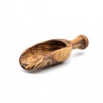 Cuchara grande para especias de madera de olivo