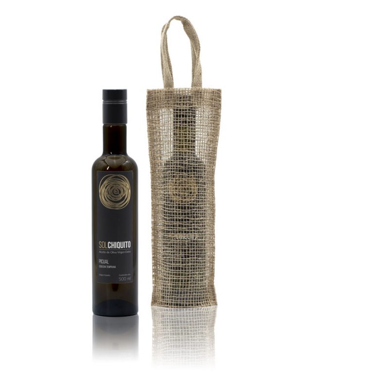 Sol Chiquito picual de cosecha temprana con bolsa de yute